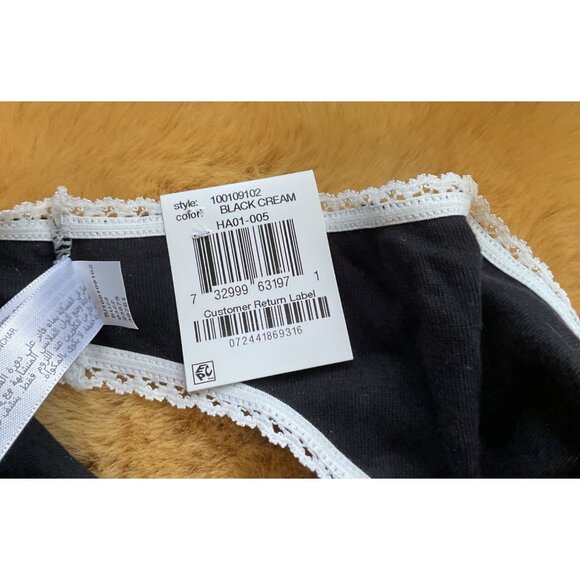 Charter Club Womens Everyday Cotton Bikini Underwear, Black/White, Size XXL, NWT - Picture 4 of 4